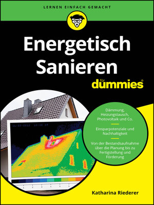 cover image of Energetisch Sanieren für Dummies